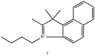 3-丁基-1,1,2-三甲基-1H-苯并[E]吲哚碘化物,137107-72-3,结构式