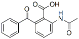 2-(Acetylamino)-6-benzoylbenzoic acid Structure