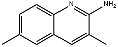 2アミノ3，6ジメチルキノリン 化学構造式
