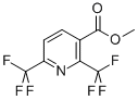 3-PYRIDINECARBOXYLIC ACID, 2,6-BIS(TRIFLUOROMETHYL)-, METHYL ESTER 化学構造式