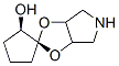 Spiro[cyclopentane-1,2-[4H-1,3]dioxolo[4,5-c]pyrrole], tetrahydro-5-hydroxy-, cis- (9CI) Struktur