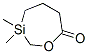 3,3-Dimethyl-1,3-oxasilepan-7-one 结构式