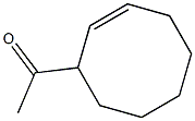 Ethanone, 1-(2-cycloocten-1-yl)-, (-)- (9CI) 化学構造式