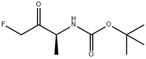 137186-70-0 Carbamic acid, (3-fluoro-1-methyl-2-oxopropyl)-, 1,1-dimethylethyl ester, (S)-