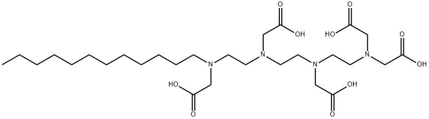 docosyl-triethylenetetraminepentaacetic acid 化学構造式