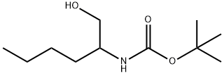 N-BOC-DL-2-AMINO-1-HEXANOL  90 Structure