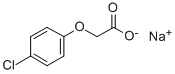 p-クロロフェノキシ酢酸ナトリウム 化学構造式