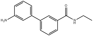 3-(3-AMinophenyl)-N-ethylbenzaMide,1373233-34-1,结构式