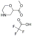 Methyl Morpholine-2-carboxylate 2,2,2-trifluoroacetate Structure