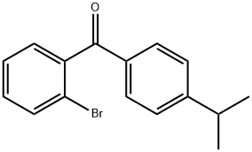 2-ブロモ-4'-イソプロピルベンゾフェノン 化学構造式