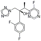 rel-(R,R)-Voriconazole Structure