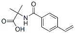Alanine,  N-(4-ethenylbenzoyl)-2-methyl- Struktur