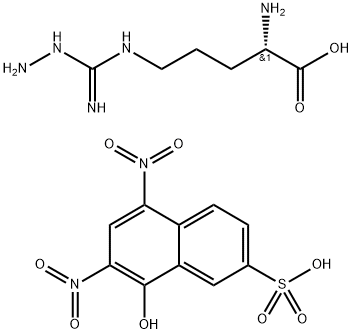 H-ARG(NH2)-OH FLAVIANATE Structure