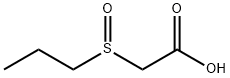 (プロピルスルフィニル)酢酸 化学構造式