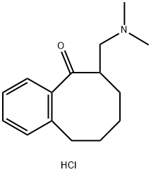 5(6H)-Benzocyclooctenone, 7,8,9,10-tetrahydro-6-((dimethylamino)methyl )-, hydrochloride|