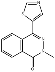 2-methyl-4-(5-thiazolyl)-1(2H)-phthalazinone Structure