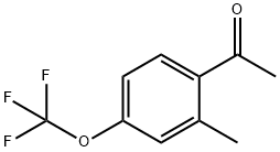 2'-Methyl-4'-(trifluoromethoxy)acetophenone,1373920-81-0,结构式