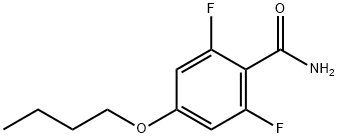 4-Butoxy-2,6-difluorobenzamide Structure