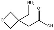 2-(3-(Aminomethyl)oxetan-3-yl)acetic acid Struktur