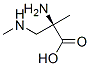 D-Alanine, 2-methyl-3-(methylamino)- (9CI),137394-07-1,结构式