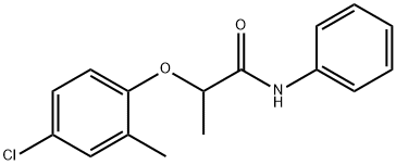 2-(4-chloro-2-methyl-phenoxy)-N-phenyl-propanamide,13740-38-0,结构式