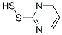 2-Pyrimidinesulfenothioic acid (9CI) Structure