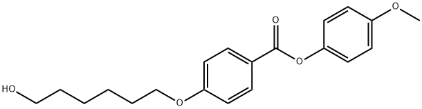 4-(6-羟基己氧基)苯甲酸4-甲氧基苯酯,137407-31-9,结构式
