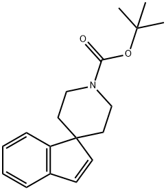 1'H-スピロ[インデン-1,4'-ピペリジン]-1'-カルボン酸TERT-ブチル 化学構造式
