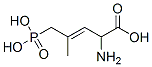 2-amino-4-methyl-5-phosphono-3-pentenoic acid Structure