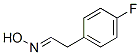 Benzeneacetaldehyde, 4-fluoro-, oxime (9CI)|