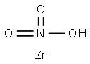 Zirconium nitrate Struktur