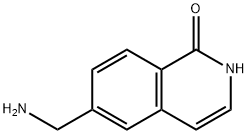 6-(アミノメチル)イソキノリン-1(2H)-オン 化学構造式