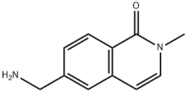 6-(aMinoMethyl)-2-Methylisoquinolin-1(2H)-one 化学構造式