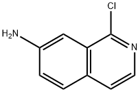 1-クロロイソキノリン-7-アミン 化学構造式