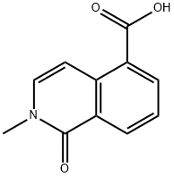 2-甲基-1-氧代-1,2-二氢异喹啉-5-羧酸, 1374651-81-6, 结构式