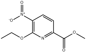 Methyl 6-ethoxy-5-nitropyridine-2-carboxylate 结构式