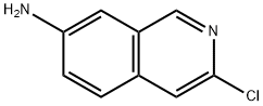 3 - 氯异喹啉-7 - 胺, 1374651-87-2, 结构式