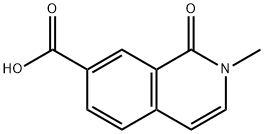 2-dihydro-2-Methyl-1-oxoisoquinoline-7-carboxylic acid 结构式