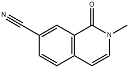 2-dihydro-2-Methyl-1-oxoisoquinoline-7-carbonitrile Struktur