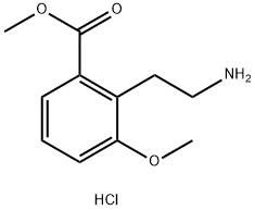 Methyl 2-(2-aMinoethyl)-3-Methoxybenzoate hydrochloride Structure