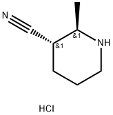 (2R,3S)-2-甲基哌啶-3-甲腈盐酸盐, 1374654-17-7, 结构式