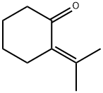 2-异丙亚基环己酮,13747-73-4,结构式