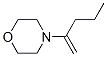 Morpholine,  4-(1-methylenebutyl)- Structure