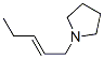 (E)-1-Pyrrolidino-2-pentene Structure