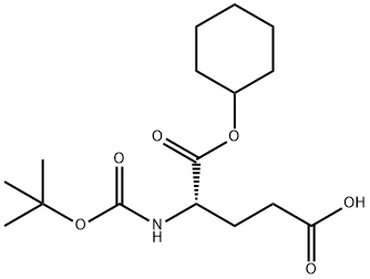 Boc-Glu-OCHEX 化学構造式