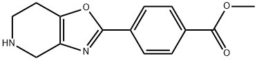 METHYL 4-(4,5,6,7-TETRAHYDROOXAZOLO[4,5-C]PYRIDIN-2-YL)BENZOATE 结构式