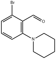 2-BroMo-6-(piperidin-1-yl)benzaldehyde Structure