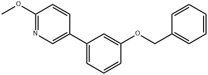 1375069-19-4 5-[3-(Benzyloxy)phenyl]-2-Methoxypyridine