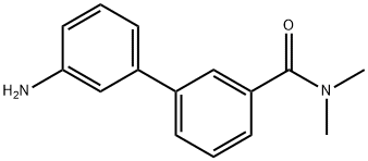 3-(3-氨基苯基)-N,N-二甲基苯甲酰胺, 1375069-30-9, 结构式