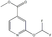 2-Difluoromethoxy-isonicotinic acid methyl ester Struktur